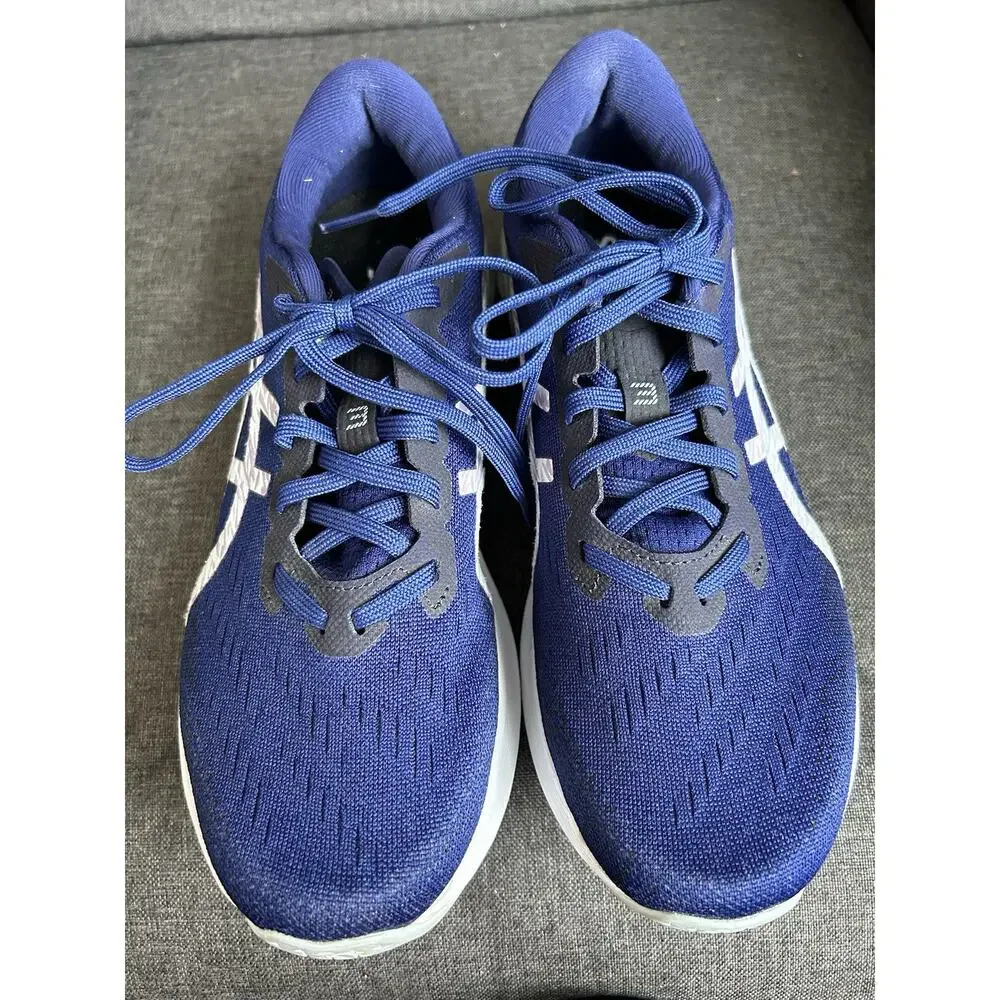 Asics‎ Dynablast 3 Shoes Womens Size 8.5 Blue White Running Sneaker 1012B289